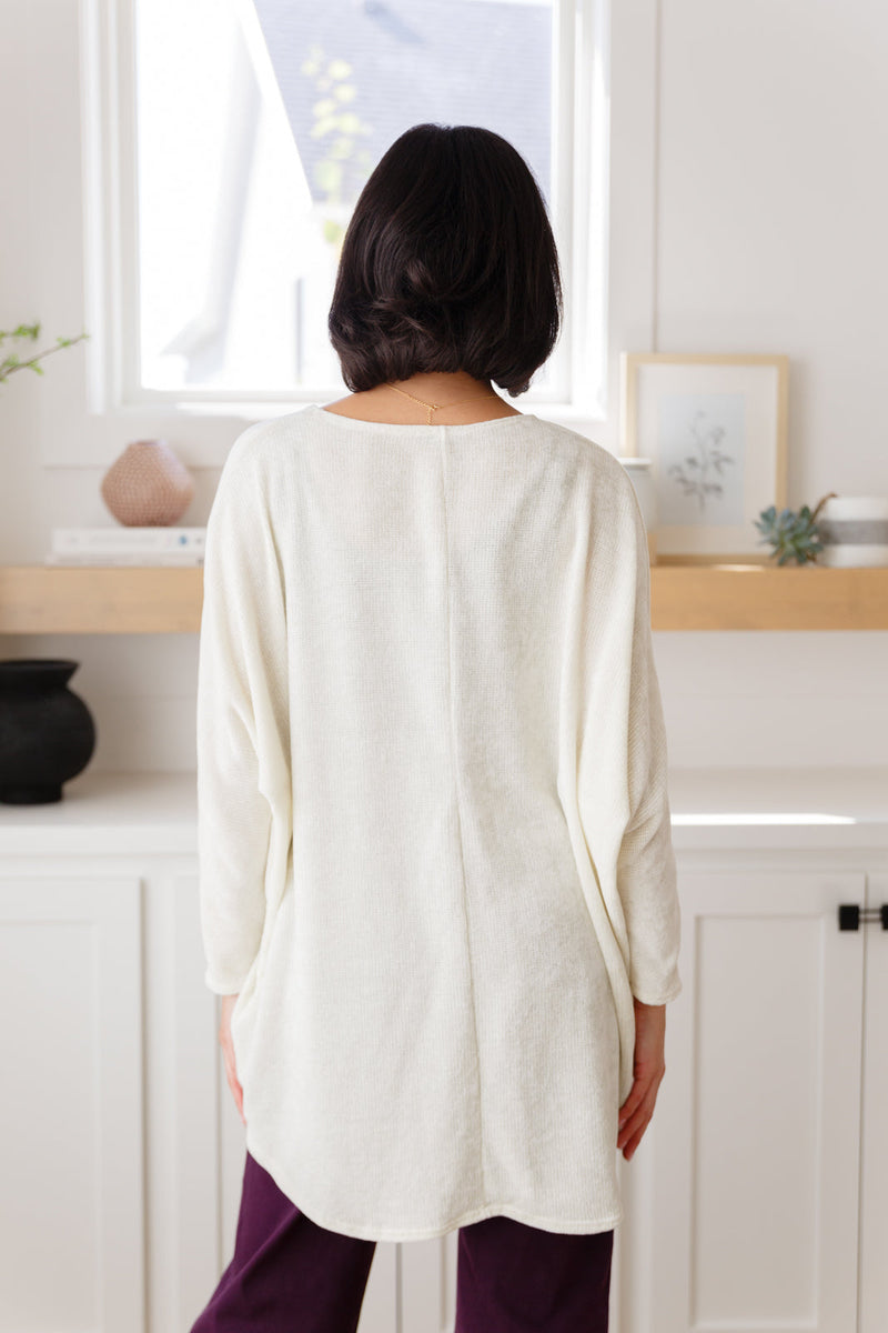 Hazel Blues® |  How's It Going Open Front Cardigan