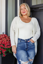 Hazel Blues® |  How's It Going Open Front Cardigan