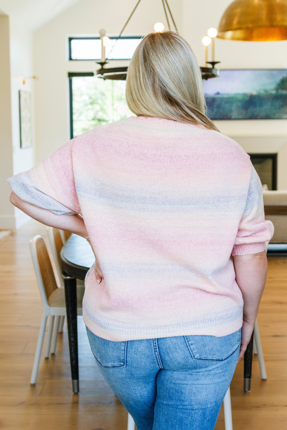 Hazel Blues® |  I'll Never Stop Striped Sweater