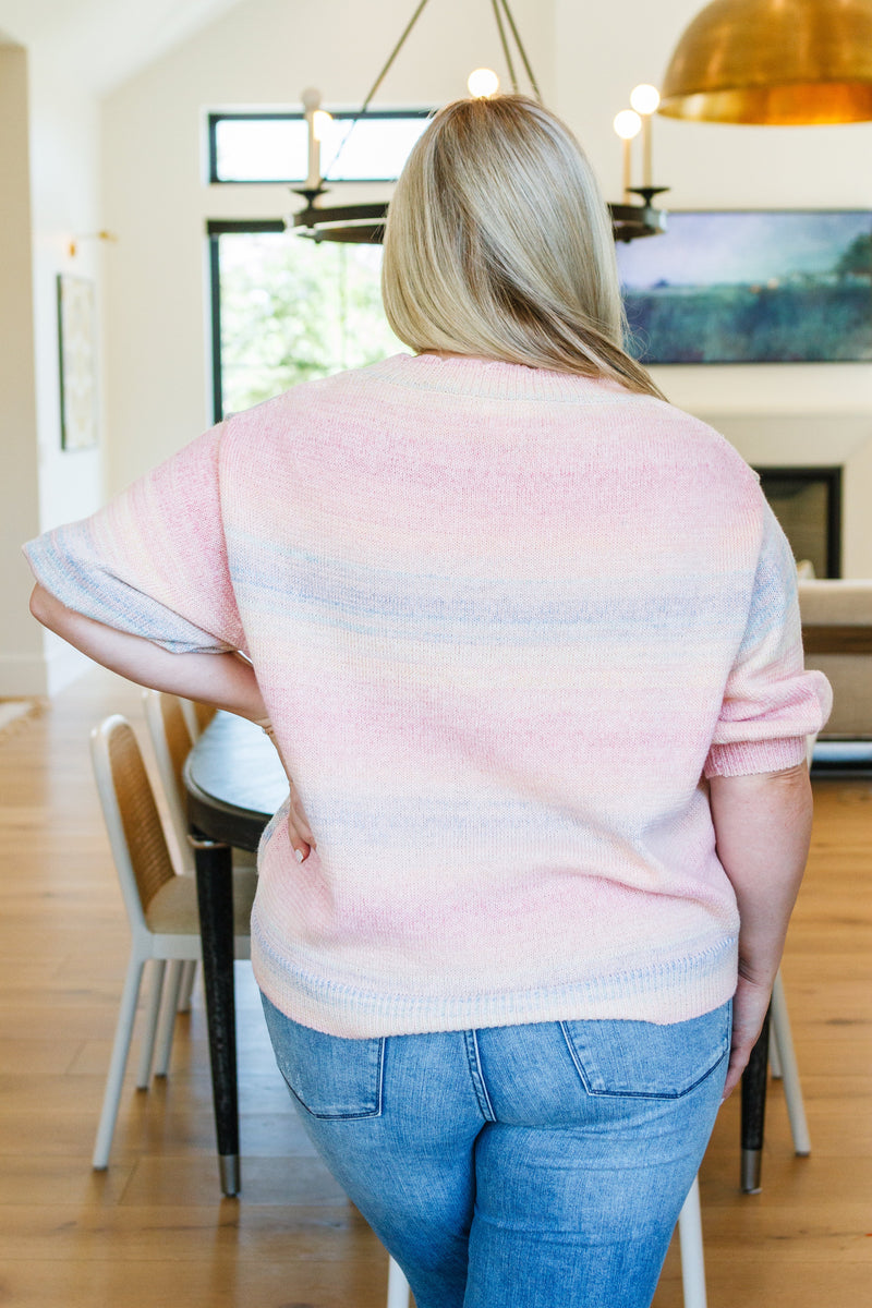 Hazel Blues® |  I'll Never Stop Striped Sweater