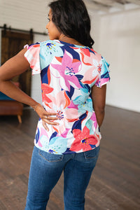 Hazel Blues® |  Impossible to Ignore Floral Blouse