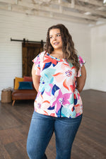Hazel Blues® |  Impossible to Ignore Floral Blouse