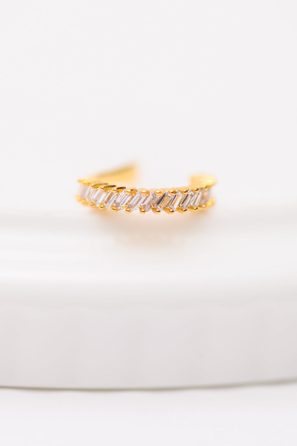 Hazel Blues® |  In This Together Gold Ear Cuff Set