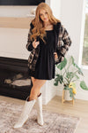 Hazel Blues® |  In the Thick of It Long Sleeve Skort Dress