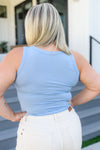 Hazel Blues® |  Just One More Ribbed Tank in Light Blue