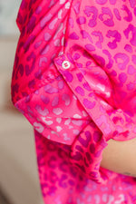Hazel Blues® |  LSAT at Two Button Up Blouse