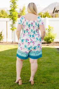 Hazel Blues® |  Little Boho Moment Floral Romper