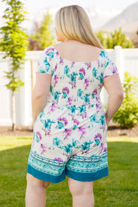 Hazel Blues® |  Little Boho Moment Floral Romper