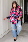 Hazel Blues® |  Little Lovely Blouse in Painted Floral
