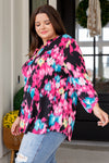 Hazel Blues® |  Little Lovely Blouse in Painted Floral