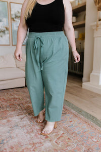 Hazel Blues® | Love Me Dearly High Waisted Pants in Jade - Hazel Blues®