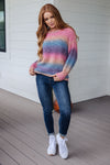 Hazel Blues® |  Make Your Own Kind of Music Rainbow Sweater