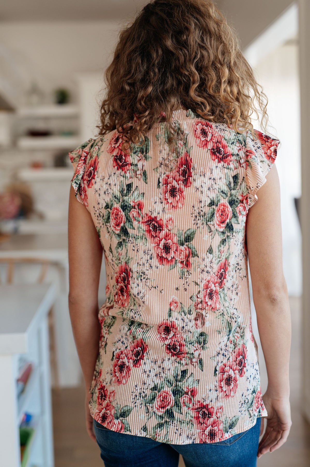 Hazel Blues® |  Making Me Blush Floral Top