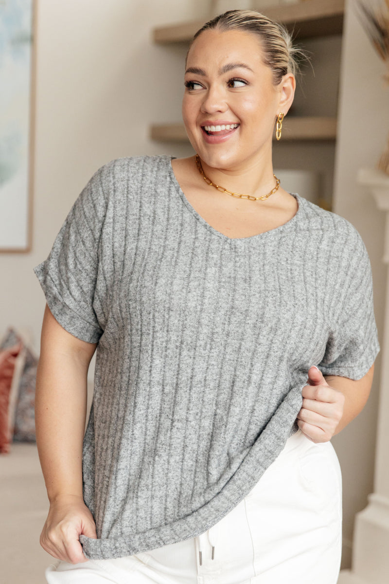 Hazel Blues® |  Meet Me at the Greyhound V-Neck Top