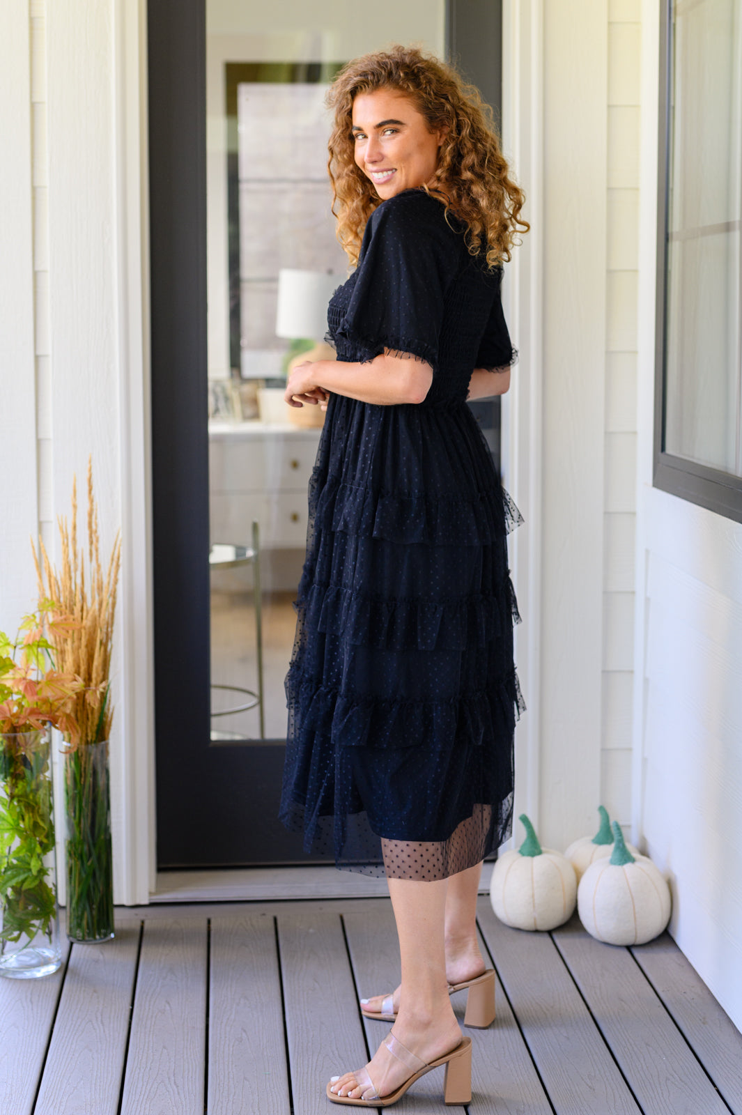 Hazel Blues® |  Midnight Waltz Midi Dress