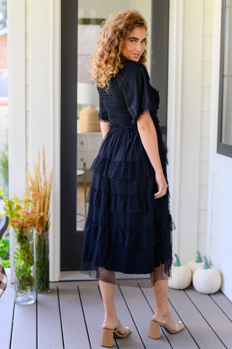 Hazel Blues® |  Midnight Waltz Midi Dress