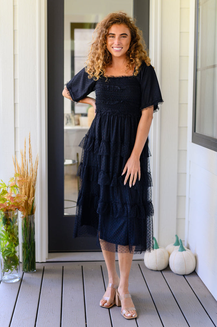 Hazel Blues® |  Midnight Waltz Midi Dress