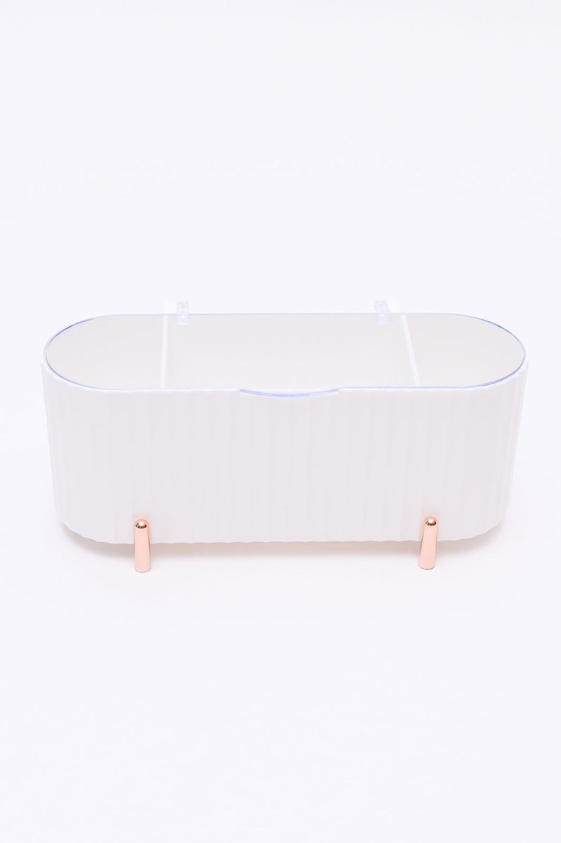 Hazel Blues® |  Mini Beauty Organizer in White