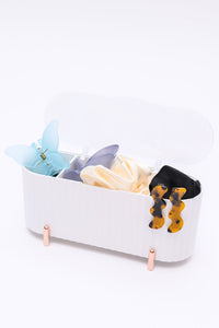 Hazel Blues® |  Mini Beauty Organizer in White