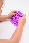 Hazel Blues® |  Mini Pop It Notebook in Purple
