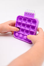 Hazel Blues® |  Mini Pop It Notebook in Purple