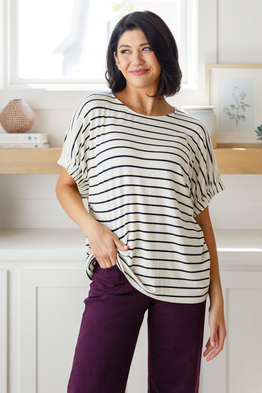 Hazel Blues® |  Much Ado About Nothing Striped Top