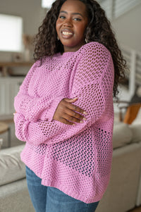 Hazel Blues® |  My Latest Love Loose Knit Sweater