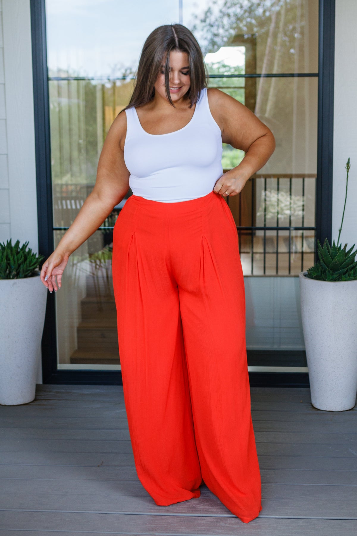 Hazel Blues® |  Not So Subtle Wide Leg Pants