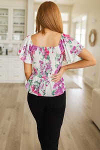 Hazel Blues® |  Oh So Simple Floral Blouse