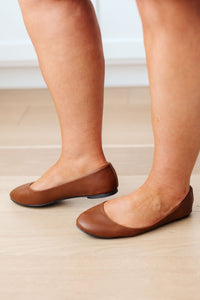 Hazel Blues® |  On Your Toes Ballet Flats in Camel