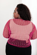 Hazel Blues® |  Pearl Diver Layering Top in Pink