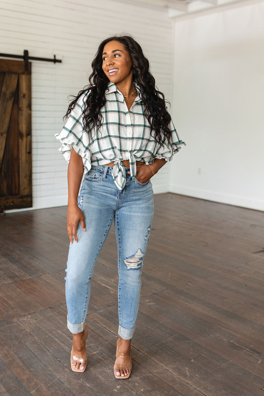 Hazel Blues® |  Perfect Picnic Plaid Top