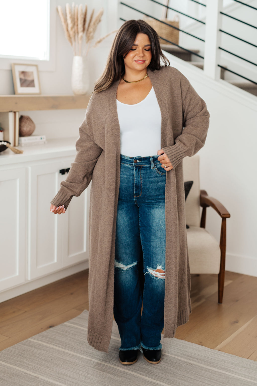 Hazel Blues® |  Perfectly Resolved Duster Cardigan