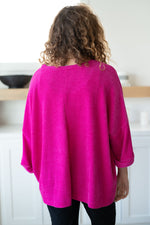 Hazel Blues® |  Pink Thoughts Chenille Blouse