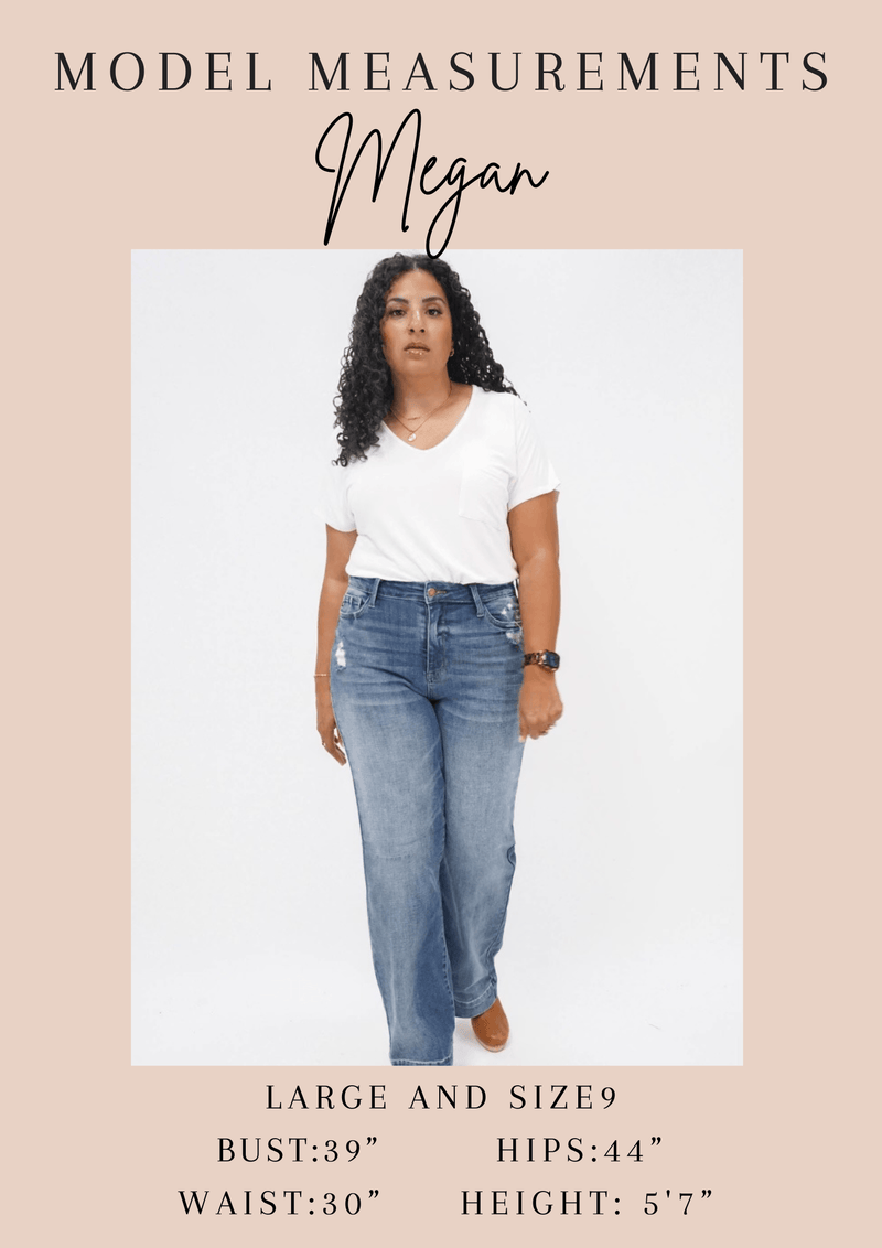 Miranda High Rise Plaid Cuff Vintage Straight Jeans - Hazel Blues®