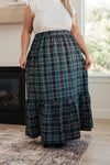 Hazel Blues® |  Plaid Perfection Maxi Skirt