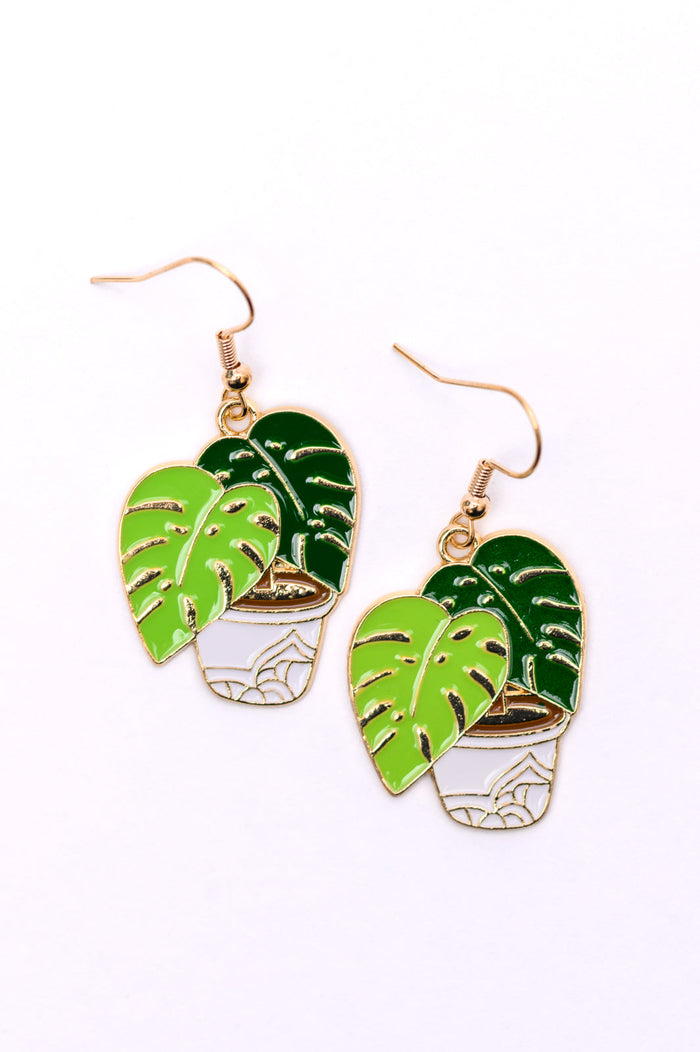 Hazel Blues® |  Plant Lover Potted Plant Earrings