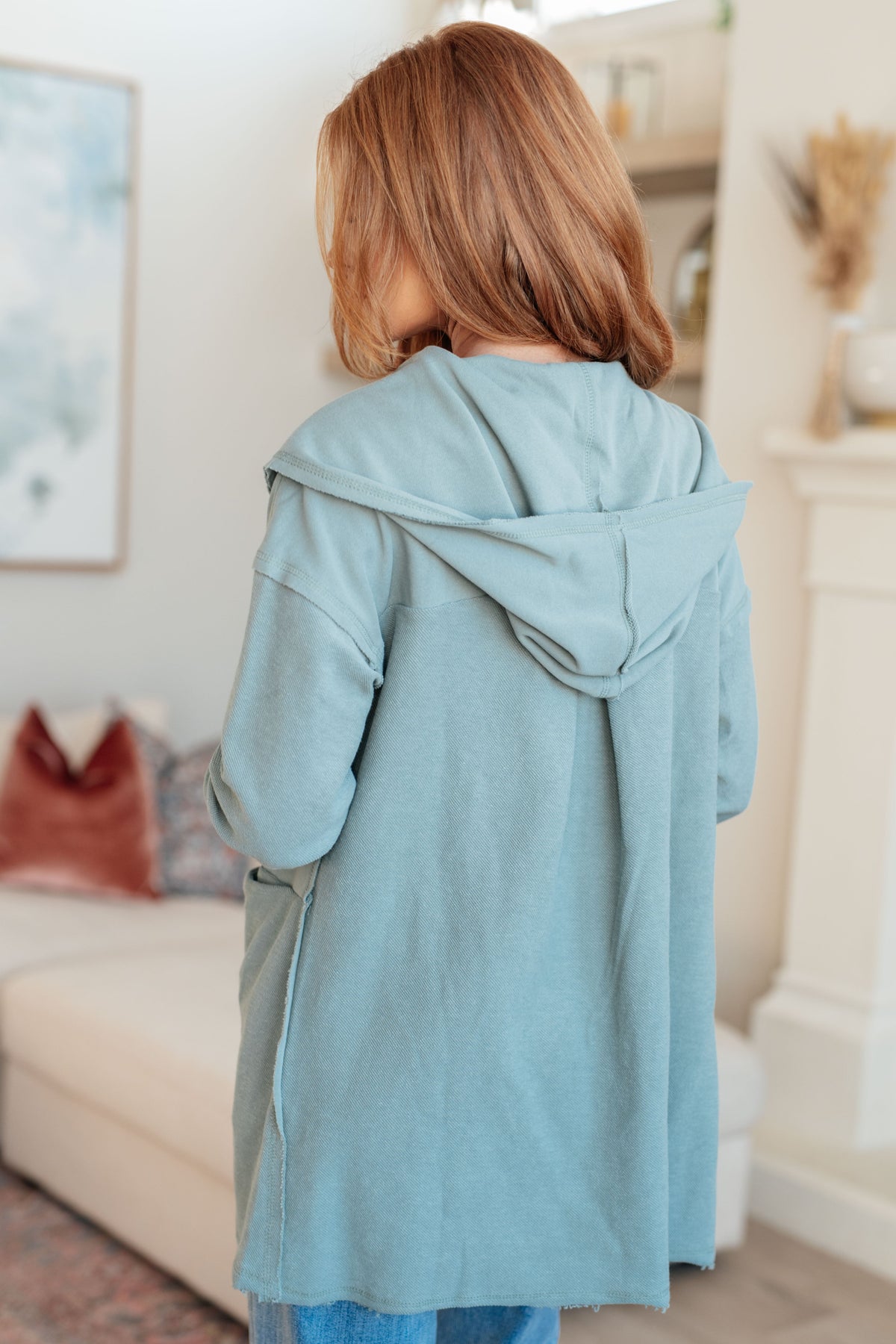 Hazel Blues® |  Please Proceed Hooded Cardigan