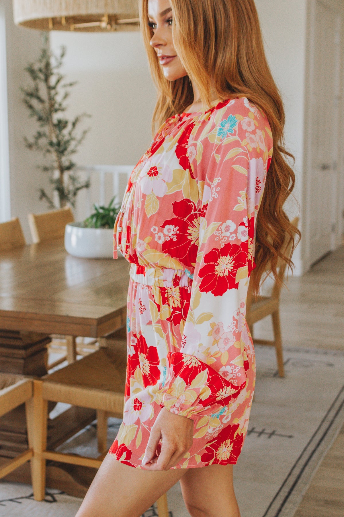 Hazel Blues® |  Rare Beauty Floral Romper