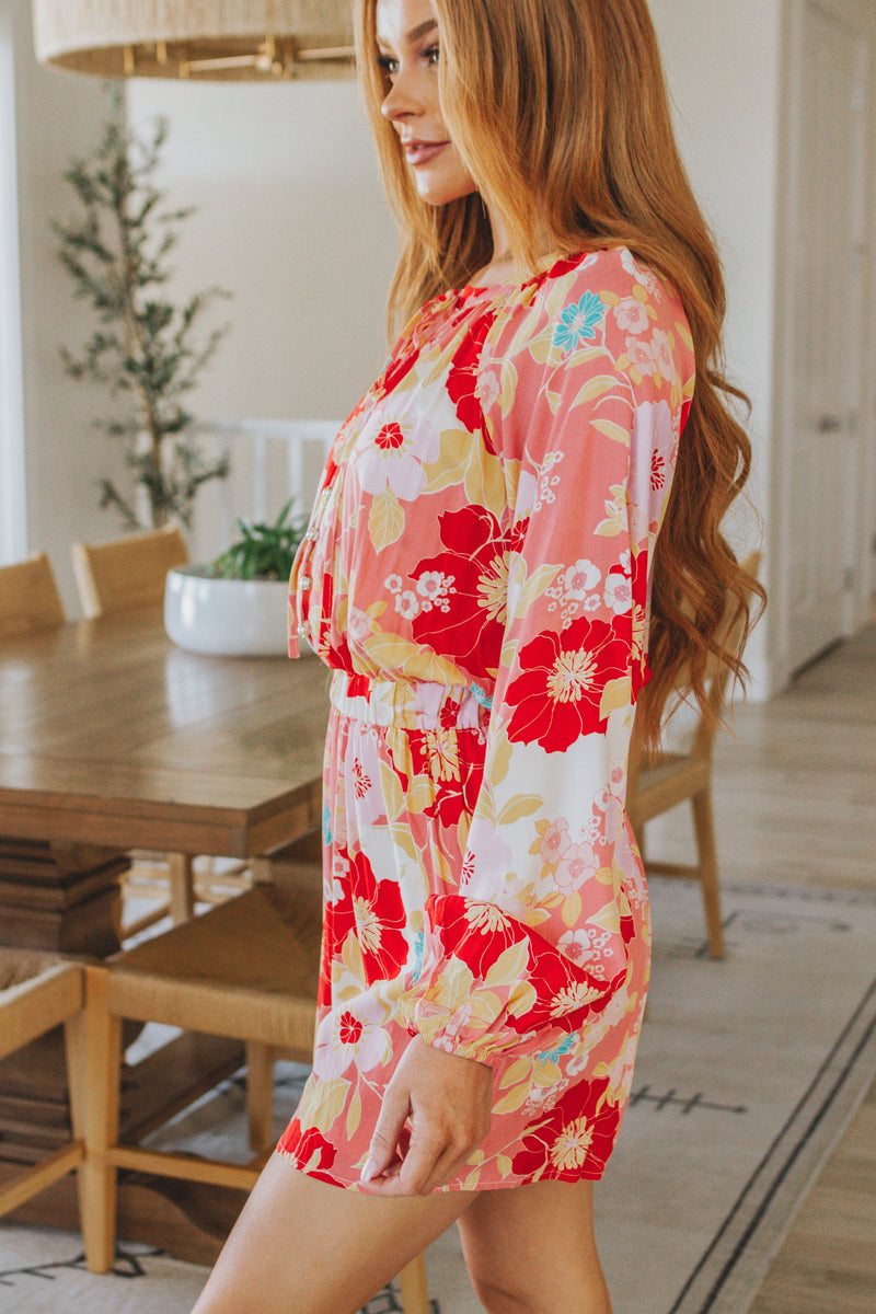 Hazel Blues® |  Rare Beauty Floral Romper