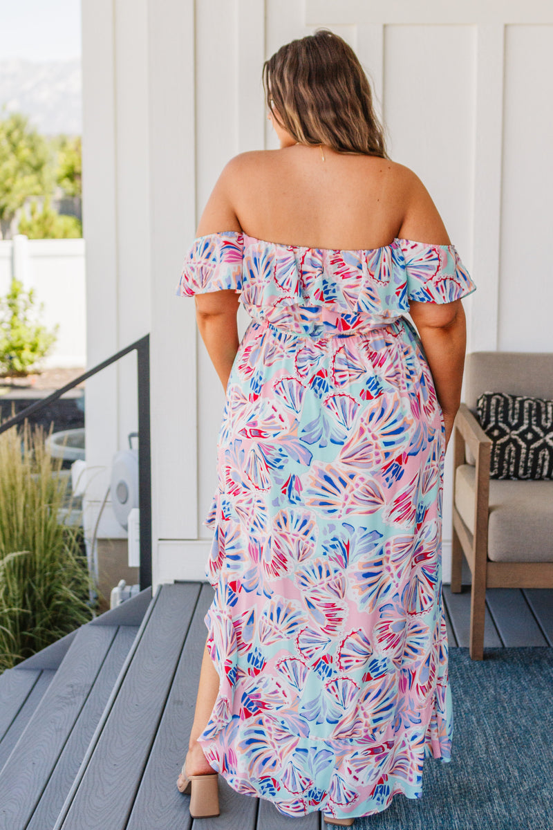 Hazel Blues | She Sells Sea Shells Maxi Dress Hazel Blues | She Sells Sea Shells Maxi Dress
