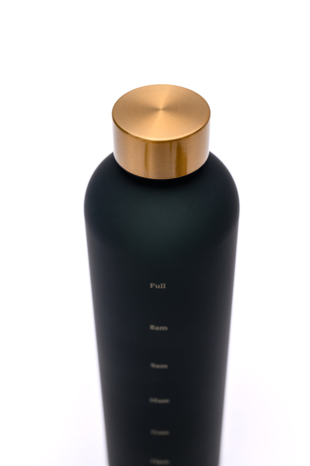 Hazel Blues® |  Sippin' Pretty 32 oz Translucent Water Bottle in Black & Gold