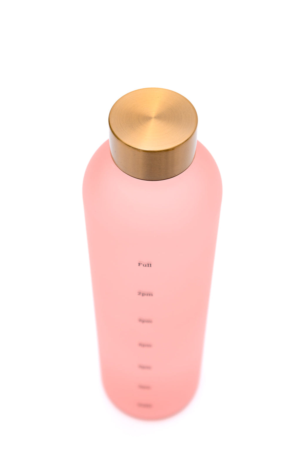 Hazel Blues® |  Sippin' Pretty 32 oz Translucent Water Bottle in Pink & Gold