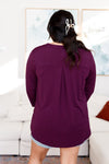 Hazel Blues® |  So Outstanding Top in Dark Magenta