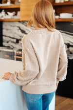 Hazel Blues® |  String Me Along Pearl Accent Sweater