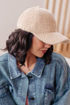Hazel Blues® |  Lyla Sherpa Ball Cap in Khaki
