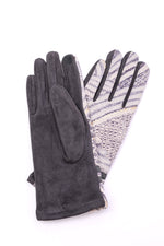 Hazel Blues® |  Textured and Buckled Gloves