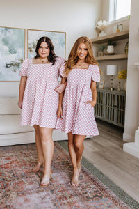 Hazel Blues® | The Moment Checkered Babydoll Dress - Hazel Blues®