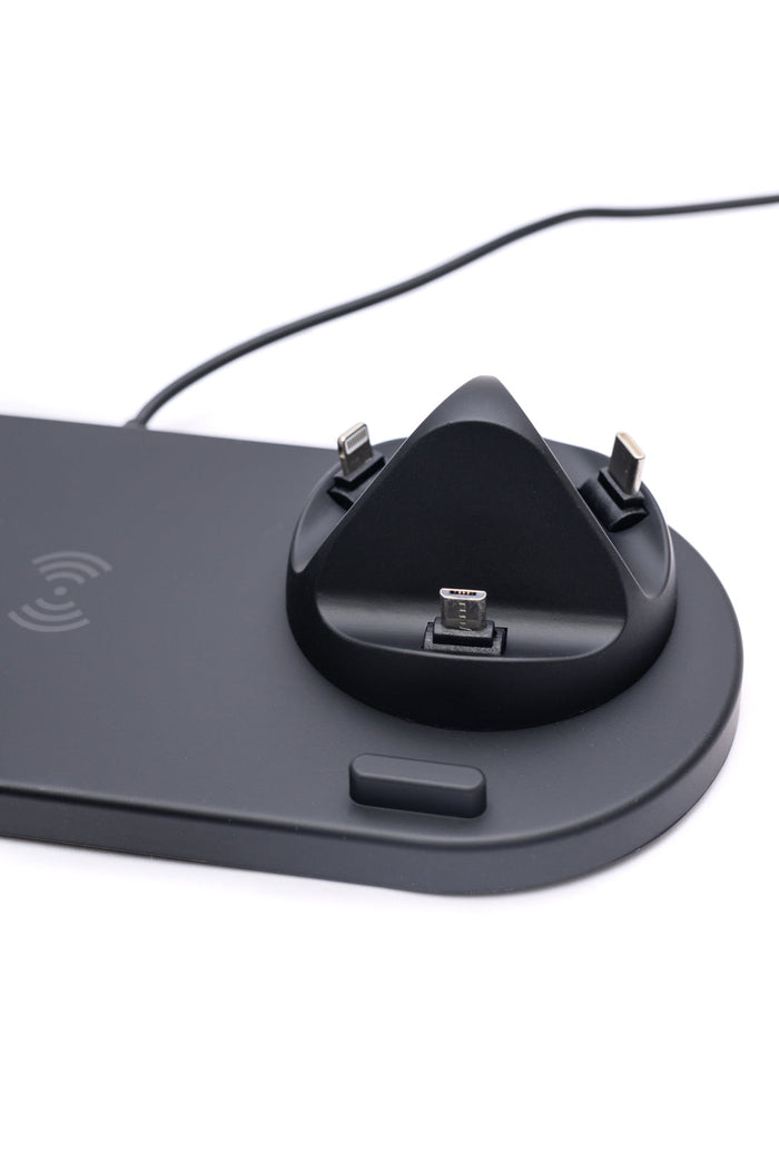 Hazel Blues® |  The Place To Be Wireless Charging Station in Black