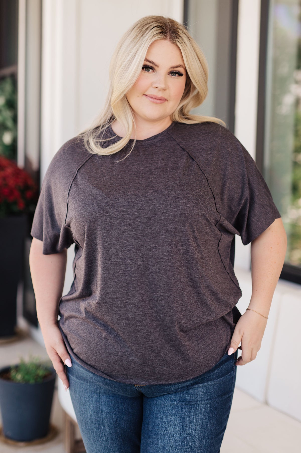 Hazel Blues® |  Tried And True Slouchy Tee